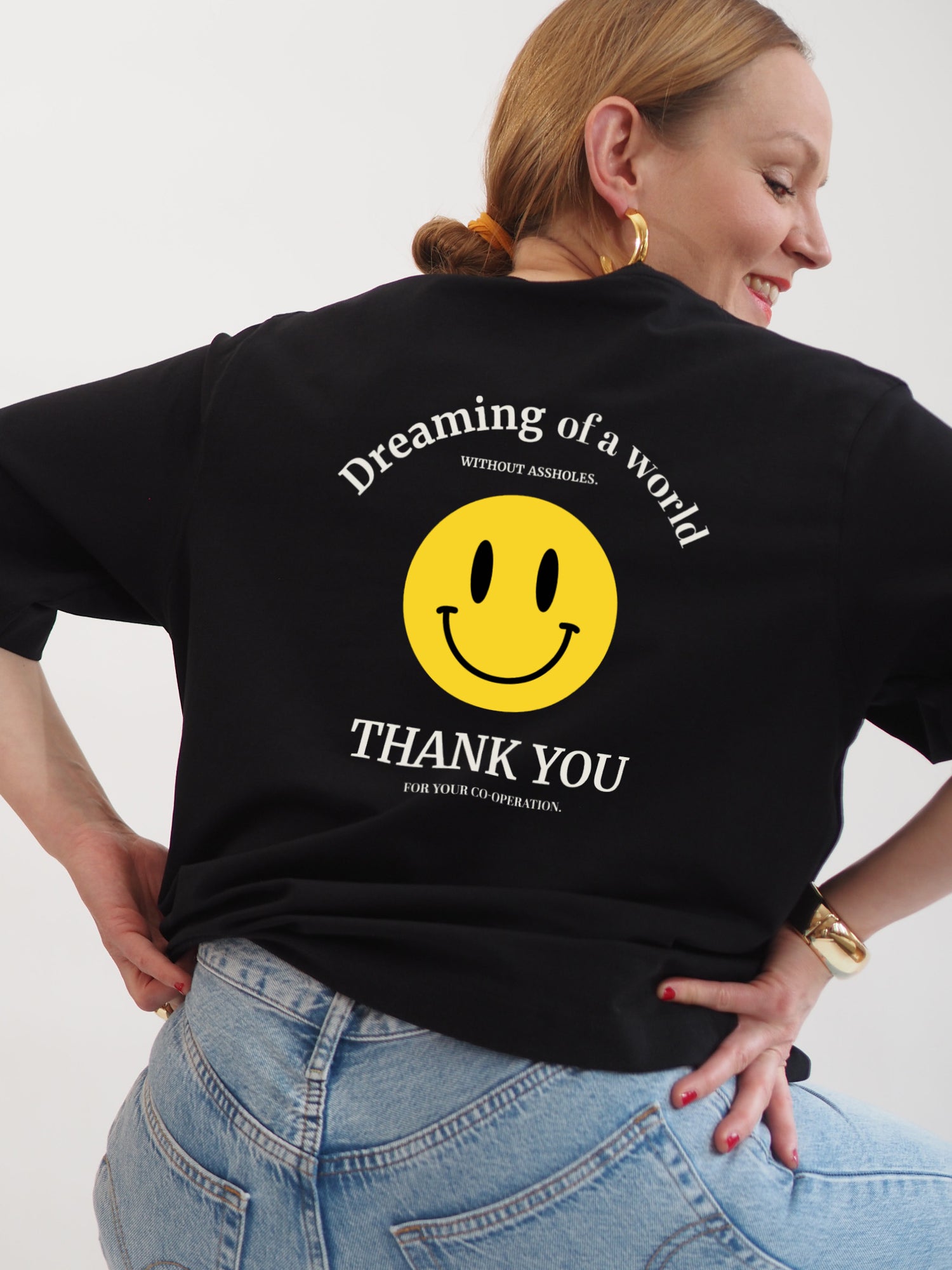 Still Dreaming Boxy Tee, Black