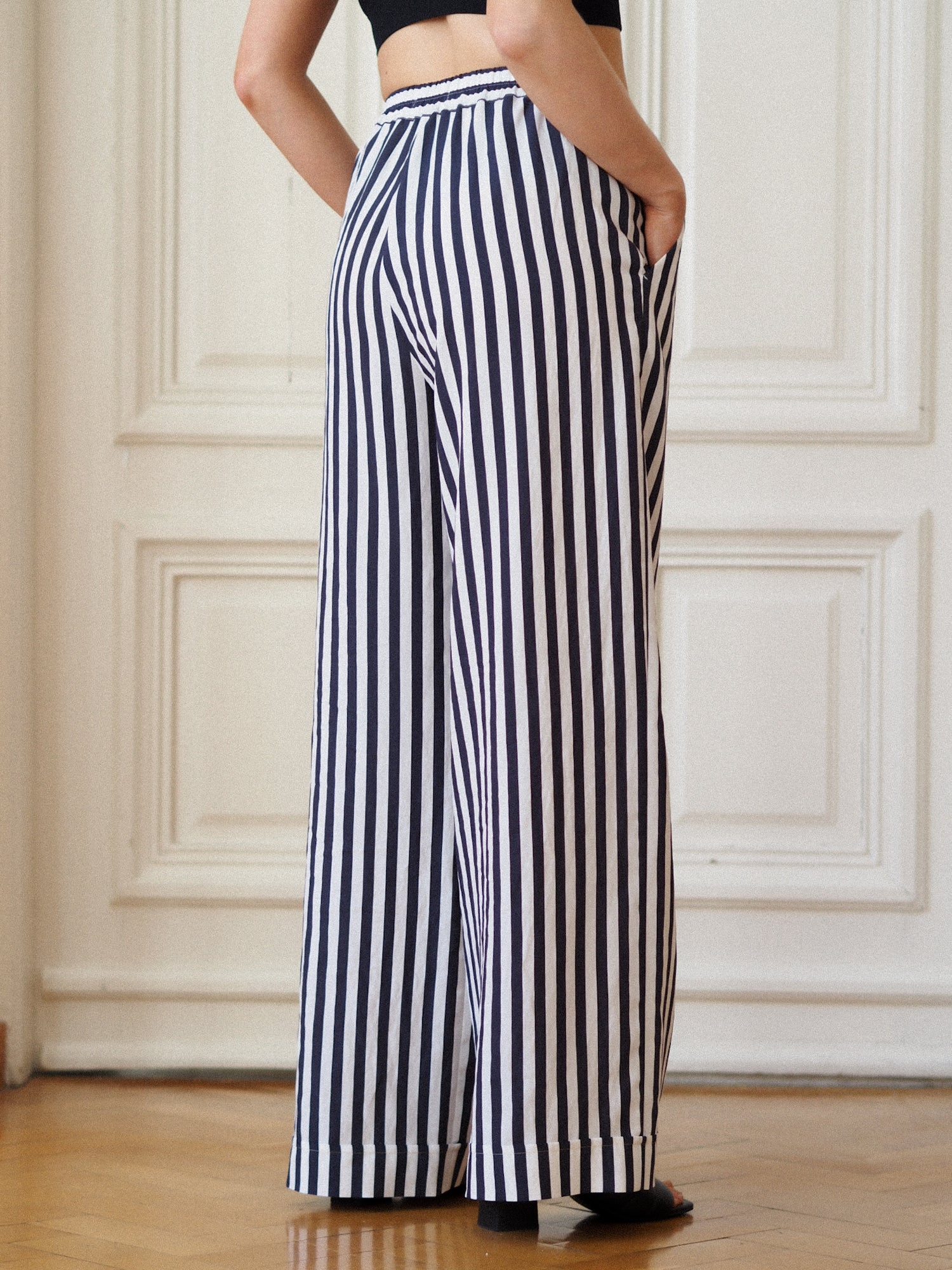 Enchanter Pants, Navy Stripe