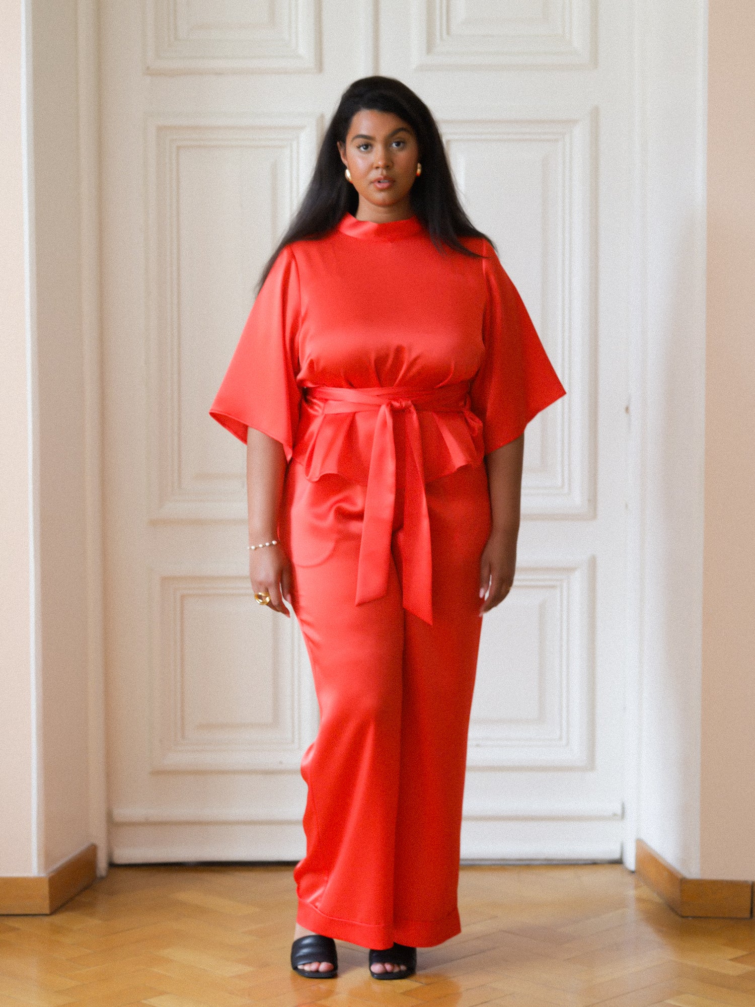 Freedom Blouse, Fiery Red