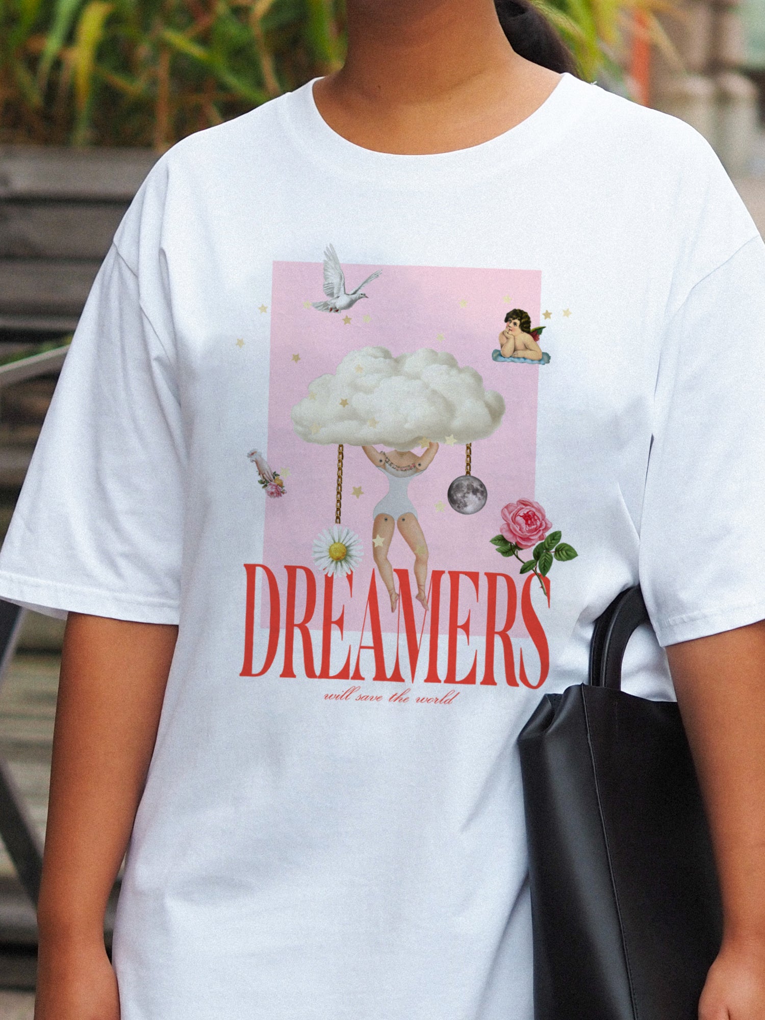 World Saver Oversize T-shirt, White